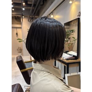 縮毛矯正 自然な丸み◎楽ちんショートボブ♪ - t o t . f a m .【トット ファム】掲載中