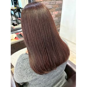 レッドブラウン 暖色系 艶髪カラー 髪質改善 セミロング - 髪質改善 SEPT. 天神大名【カミシツカイゼン セプト テンジンダイミョウ】掲載中