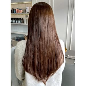 ベージュ ブリーチなしダブルカラー ダメージレス ロングヘア - 髪質改善 SEPT. 天神大名【カミシツカイゼン セプト テンジンダイミョウ】掲載中