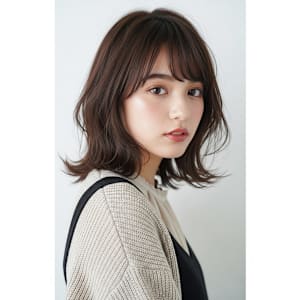 #磐田　ふんわり外はねボブ！