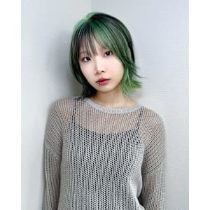 ルーツカラー　デザインカラー　ケアブリーチカラー　姫レイヤー - Null 表参道本店 デザインカラー/ダブルカラー【ヌル】掲載中