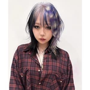 オーダーメイド　デザインカラー　ケアブリーチカラー　ウルフ - Null 表参道本店 デザインカラー/ダブルカラー【ヌル】掲載中
