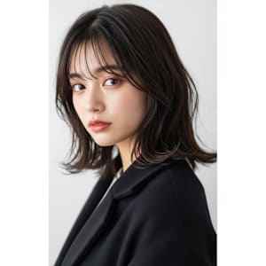 #磐田　大人ミディアムボブ