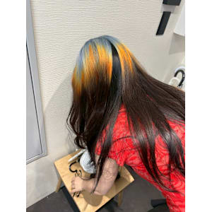 ルーツカラー　デザインカラー　ケアブリーチカラー　姫レイヤー - Null 表参道本店 デザインカラー/ダブルカラー【ヌル】掲載中