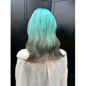 エンドカラー　デザインカラー　ケアブリーチカラー　ウルフ - Null 表参道本店 デザインカラー/ダブルカラー【ヌル】掲載中