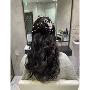 ハーフアップ - LE MIEUX de precious【ルミュ ドゥ プレシャス】掲載中