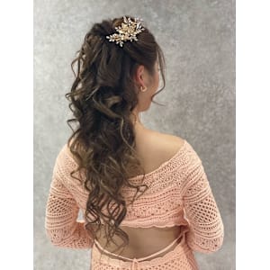 ハーフアップ - LE MIEUX de precious【ルミュ ドゥ プレシャス】掲載中