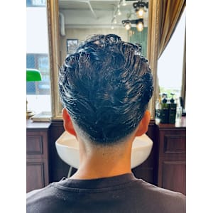 【40代 男性】ロンドンパーマオールバック（大宮/バーバー） - Graceful Barber London【グレイスフルバーバーロンドン】掲載中