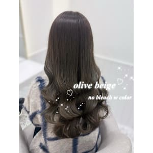ブリーチなしダブルカラーオリーブベージュ＊rina - Lilme【リルミー】掲載中