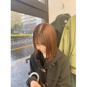 ミニボブ/まろやかベージュ/髪質改善酸性ストレート/20代 - NEED by SCALE【ニードバイスケール】掲載中