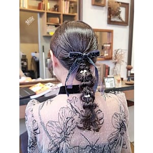 福岡/天神/大名/赤坂>20代30代40代　ヘアアレンジ - Mille Hair Design Atelier【ミルヘアデザインアトリエ】掲載中