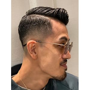 サイドパート×フェード - ヒロ銀座バーバーショップ難波店【ヒロギンザバーバーショップナンバテン】掲載中