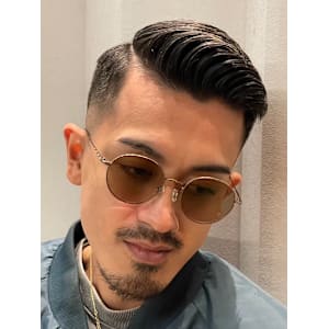 サイドパート×フェード - ヒロ銀座バーバーショップ難波店【ヒロギンザバーバーショップナンバテン】掲載中