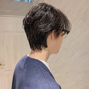 メンズ/韓国ヘア/センターパート/メンズレイヤー