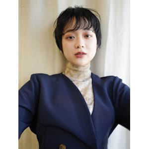 ショート/黒髪ショート/マッシュショート/前髪カット