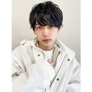 メンズ◎シャドウニュアンスパーマ×マッシュ - L men's 渋谷 メンズカット/眉毛/メンズ パーマ/ニュアンスパーマ【エル メンズ】掲載中