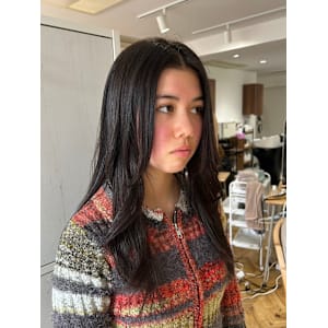 顔周りレイヤー/ロングレイヤー/髪質改善トリートメント - HaKU maison髪質改善/ハイライト/ショートボブ/パーマ【ハクメゾン】【ハクメゾン】掲載中