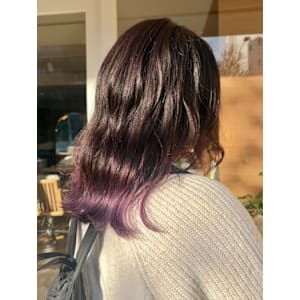 グラデーションバイオレット/デザインカラー/グラデーション - HaKU maison髪質改善/ハイライト/ショートボブ/パーマ【ハクメゾン】【ハクメゾン】掲載中