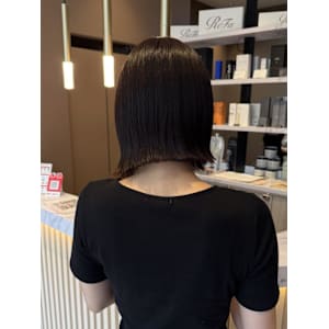 前下がりぷつっとボブ - 半個室型美容室 Sourire 小倉店【ハンコシツガタビヨウシツ スーリール コクラテン】掲載中