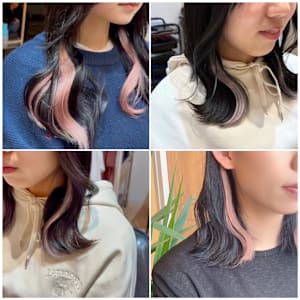 インナーカラーをシールエクステで - S C A L A .【スカラ】掲載中