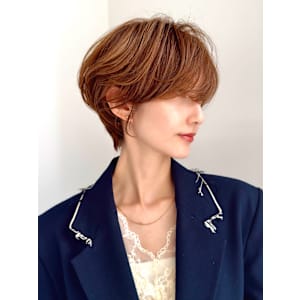 前下がりショート・ボブ/絶壁解消/前髪あり/40代/30代 - INCEPTION  GINZA 銀座【インセプション】掲載中