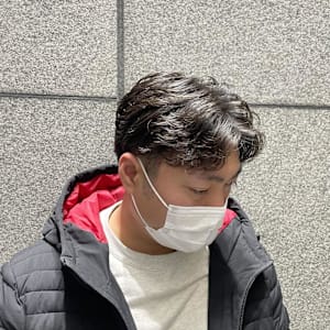 銀座 ツーブロック毛流れパーマ - ヘアーモードキクチ 銀座店【ヘアーモードキクチ】掲載中