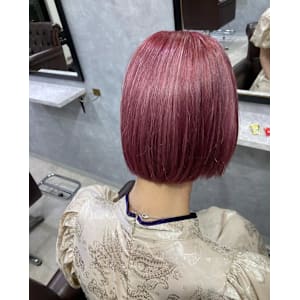 艶ローズピンクカラー - GLADGE池袋/ダブルカラー/ブリーチ【グラッジイケブクロダブルカラーブリーチ】掲載中