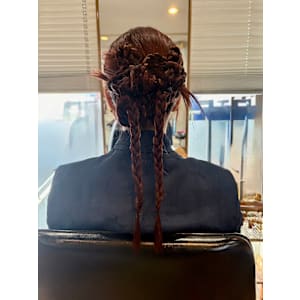 〈江戸桃海〉ヘアアレンジ/ヘアセット/結婚式アレンジ/吉祥寺 - Claude MONET吉祥寺店【クロードモネキチジョウジテン】掲載中