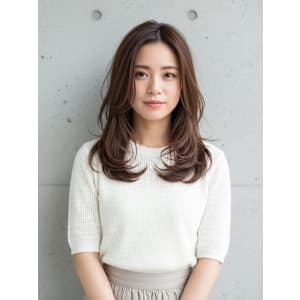 韓国巻き/バタフライレイヤーカット/ココアブラウン - FURUSHO 苦楽園【フルショウクラクエン】掲載中