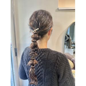 編みおろし×お呼ばれヘア - FACE。石川町【フェイスイシカワチョウ】掲載中