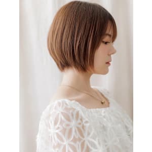 透明感似合わせカットひし形小顔丸みショートボブ30代40代 - mod's hair【モッズヘア】越谷/越谷西口店【モッズヘア コシガヤ コシガヤニシグチテン】掲載中