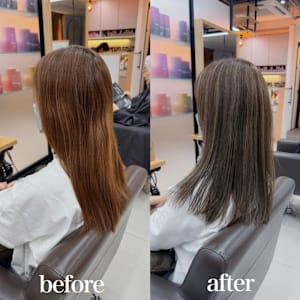 白髪ぼかし細めハイライト30代40代50代【藤沢　藤沢駅】 - STELLA by KENJE【ステラバイケンジ】掲載中