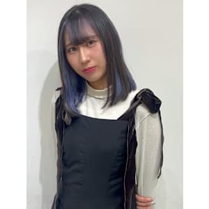 デザインカラー インナーカラー シルバー ブルー ミディアム - Ai WilL【アイウィル】掲載中