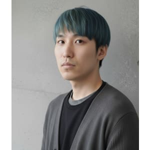 マッシュ×グリーンカラー