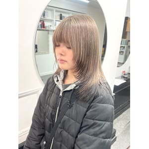 ブラウンカラー/レイヤーカット/ベージュカラー - AO。【アオ】掲載中