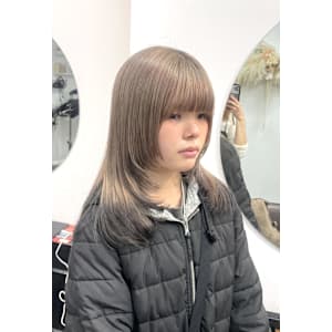 ブリーチカラー/エンドカラー/ミディアム/レイヤー - AO。【アオ】掲載中