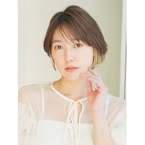 ショート・ボブ/丸顔/前髪あり/絶壁解消/40代/50代/ - INCEPTION  GINZA 銀座【インセプション】掲載中