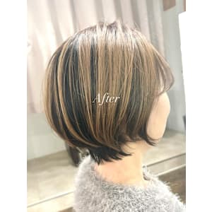 アンブレラカラー&ショートヘア - Hair Salon Leaf【ヘアサロン リーフ】掲載中