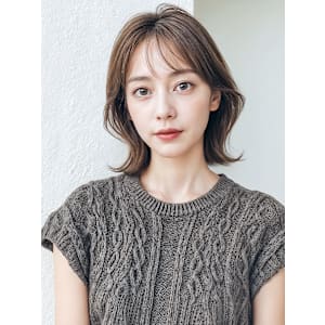 ひし形シルエット大人美人くびれカールロブp1ウォームブラウン - COVER HAIR & SPA bliss【カバーヘア アンド スパ ブリス】浦和/浦和西口店【カバー ヘア アンド スパ ブリス ウラワ ウラワニシグチテン】掲載中