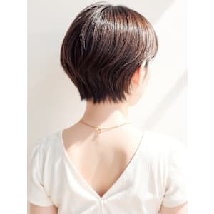 オン眉透けバング小顔丸みマッシュショートp1　ダークアッシュ - COVER HAIR bliss【カバーヘア ブリス】戸田公園/戸田公園西口店【カバーヘアブリス トダコウエン トダコウエンニシグチテン】掲載中