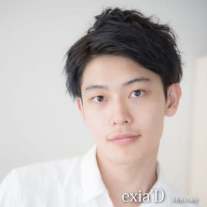 アッシュブラック×七三２ブロックスタイル×30代/40代 - メンズサロン エクシア～brat～【メンズサロン エクシアブラト】掲載中