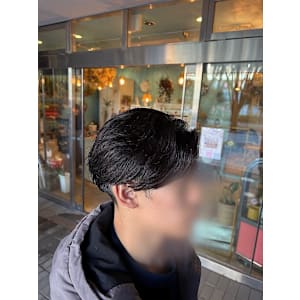 メンズ毛流れニュアンスパーマ - chapter 千葉ニュータウン中央店【チャプター】掲載中