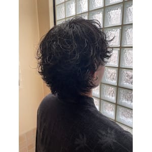 ミディアムレイヤー×パーマ