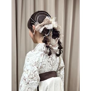 ツイン編み下ろし×袴