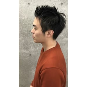 簡単スタイリング　無造作ショートヘアー