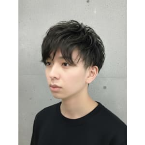 ツーブロック×ソフトマッシュレイヤー