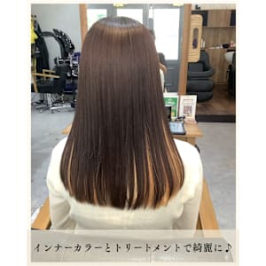 ≪お客様スタイル≫ インナーカラーとトリートメントで綺麗に - chan.【チャンドット】掲載中