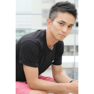 ニュースタイルモヒカン×アッシュブラック×30代/40代