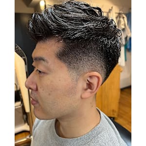 軽めのニュアンスパーマ 刈り上げショート - メンズサロン エクシア～brat～【メンズサロン エクシアブラト】掲載中