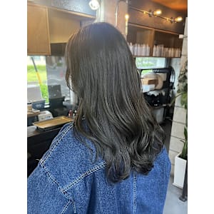 ロング×オリーブアッシュ